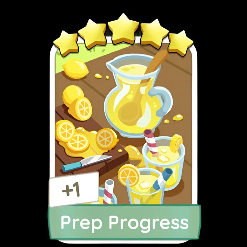 Monopoly Go Stickers Set 20 : Lemonade Stand - BoxBoxID