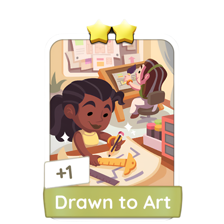 Monopoly Go Stickers Set 3 : Art Supplies - BoxBoxID