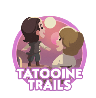 Monopoly Go Stickers Set 3 : Tatooine Trails - BoxBoxID