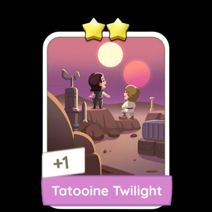 Monopoly Go Stickers Set 3 : Tatooine Trails - BoxBoxID