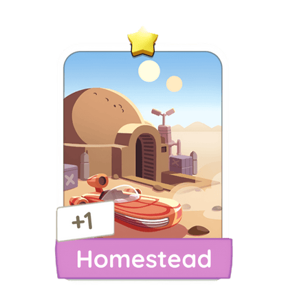 Monopoly Go Stickers Set 3 : Tatooine Trails - BoxBoxID