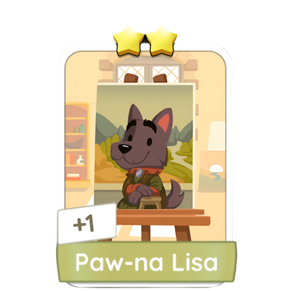 Monopoly Go Stickers Set 5 : Da Vinci Genius - BoxBoxID