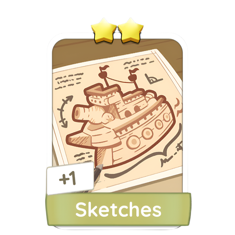 Monopoly Go Stickers Set 5 : Da Vinci Genius - BoxBoxID