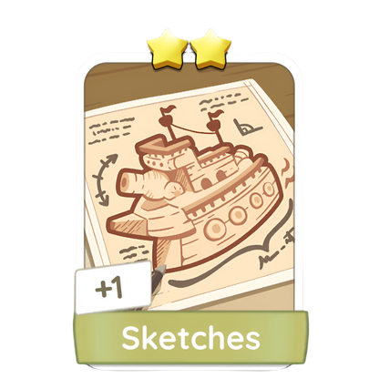 Monopoly Go Stickers Set 5 : Da Vinci Genius - BoxBoxID