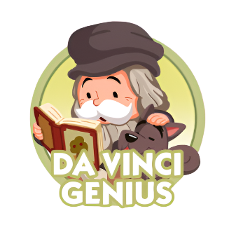 Monopoly Go Stickers Set 5 : Da Vinci Genius - BoxBoxID