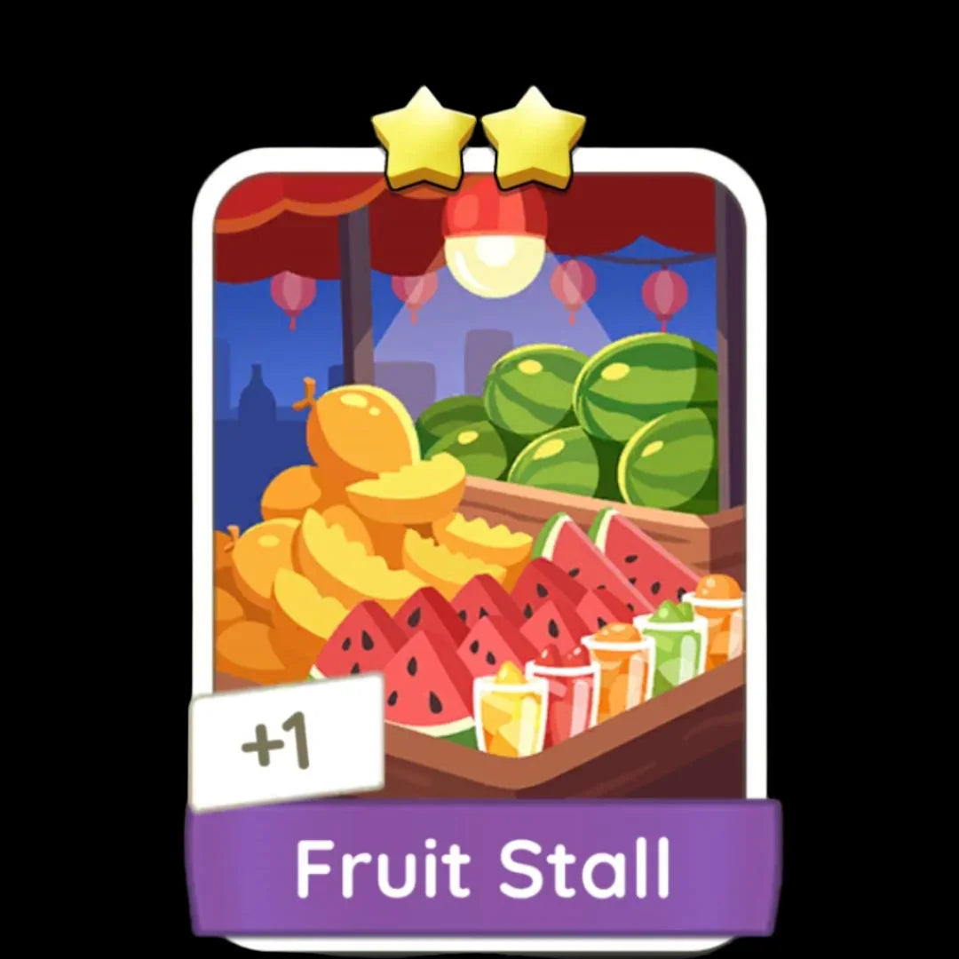 Monopoly Go Stickers Set 5 : Night Market - BoxBoxID