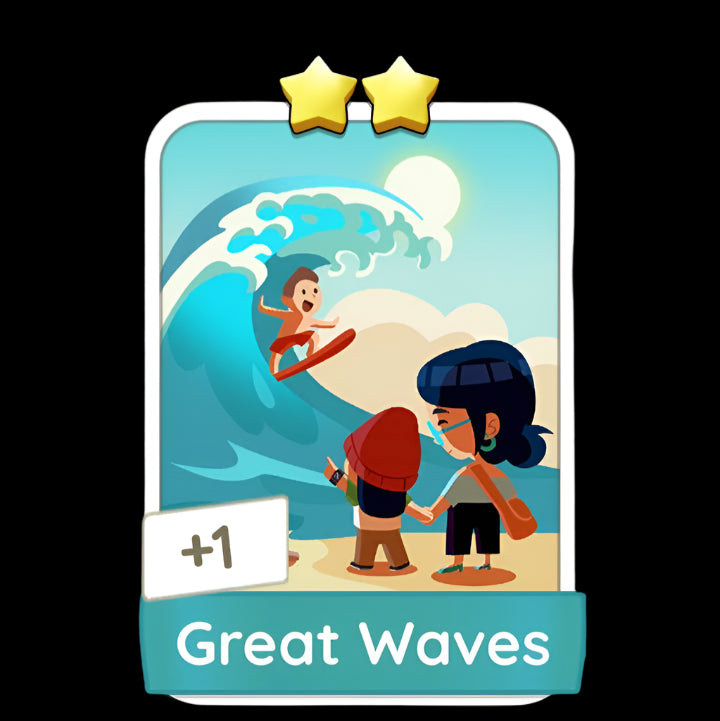 Monopoly Go Stickers Set 6 : Japan Woodblock - BoxBoxID