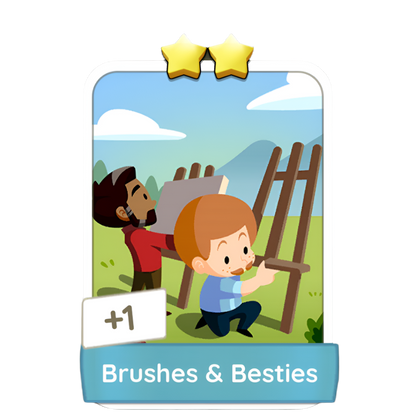 Monopoly Go Stickers Set 8 : Joy of Painting - BoxBoxID