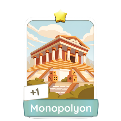 Monopoly Go Stickers Set 7 : Greek Treasures