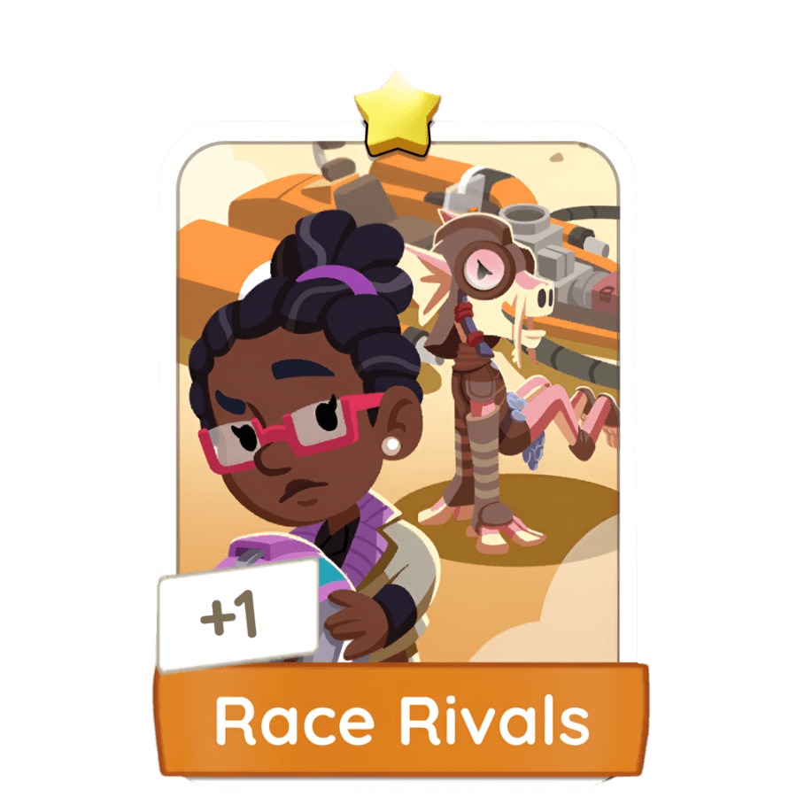 Monopoly Go Stickers Set 4 : Podracing