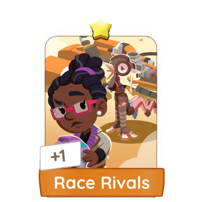 Monopoly Go Stickers Set 4 : Podracing